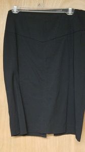 Black Express Pencil Skirt with slit